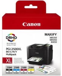 Canon PGI-2400XL Black Cyan Magenta Yellow Multi-pack Ink Cartridges