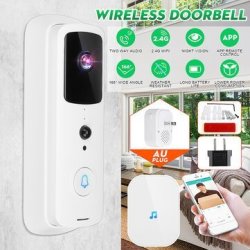 Wireless Wifi Video Doorbell Smart Phone Door Ring Intercom Camera Security Doorbell