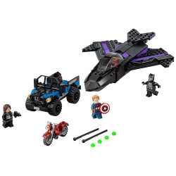 Lego Marvel Super Heroes Captain America Black Panther Pursuit 76047