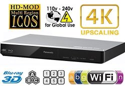 DMP-BD270 Multizone Blu-ray Abc And All Region DVD 012345678 Player With Built-in Wifi - 100-240V 50 60HZ Worldwide Voltage.