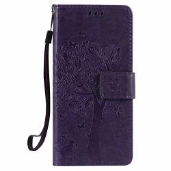 Sony Xperia Xa Wallet Case Unextati Leather Flip Cover Case With Kickstand Feature For Sony Xperia Xa Purple 9