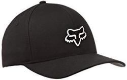 Fox Men's Flex Fit Legacy Logo Hat Black Large x-large