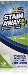 Stain Away Plus Denture Cleanser 8.1-OUNCE Pack Of 3