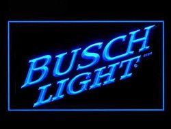Busch Lite Beer Vintage Bar LED Light Sign
