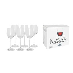 Bohemia Cristal Natalie Burgunder 570ML Red Wine Glasses Set Of 6