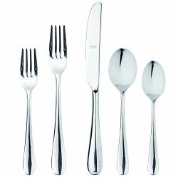 Mepra Natura 103428005 5 Pcs Cutlery Set - Stainless Steel Tableware Dishwasher Safe Cutlery