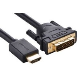 UGreen HDMI M To Dvi-d 24+1 M 2M Cab-bk