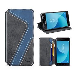 Smiley Samsung Galaxy J7 Pro Wallet Case Mobesv Samsung J7 Pro Leather Case phone Flip Book Cover viewing Stand card Holder For Samsung Galaxy J7 Pro 2017