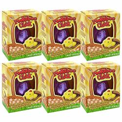 Belgian Milk Chocolate Peekaboo Chicks Easter Eggs With Marshmallow Center Basket Stuffers Pack Of 6