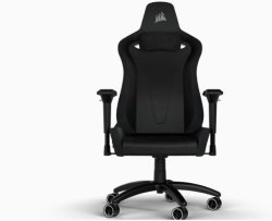 Corsair TC200 Leatherette Gaming Chair - Standard Fit Black black