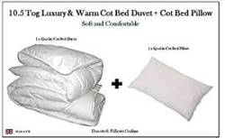 10.5 Tog Anti-allergy Cot Bed Duvet Quilt Pillow Nursery Baby Toddler Junior - Duvets & Pillow
