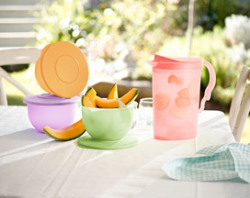 Tupperware Expressions Tip Top Pitcher 2l New Peachy Colour