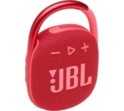 JBL Clip 4 Portable Waterproof Bluetooth Speaker - Red