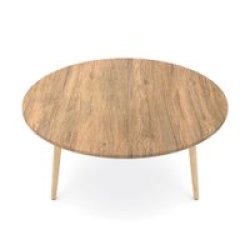 Bam Wrapped Round Coffee Table 900 Oak