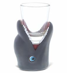 Cota Global Gray Dolphin Shaped Shot Glass Cool & Funny Whiskey Tequila & Alcohol Drinking Glass Dolphin For Shots Dolphin Gift For Men &
