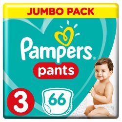 Baby Dry Size 3 Jumbo Pack 66 Pants