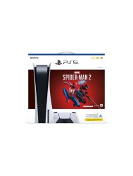 Sony PS5 Disk Console With Spiderman 2 Game Voucher