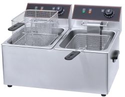 12L Stainless Steel Electric Deep Fryer With Lid