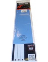 Lever Arch File Labels Value Pack 24 Pack Blue