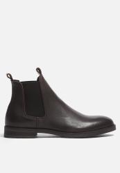 Selected Homme Marc Leather Boot - Brown