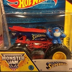 Superman Monster Jam Off Road Truck By Hot Wheels 1:64