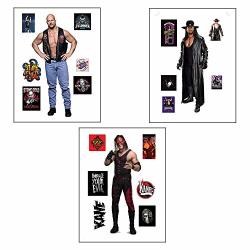 Myesha Toys Wwe Medium Size Stickers Steve Austin Stone Cold Undertaker Go Toe To Toe With The Deadman And Kane Embrace Your Evil Sticker