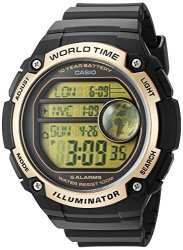 Casio Men's 'classic' Quartz Resin Casual Watch Color:black Model: AE-3000W-9AVCF