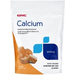 GNC Calcium 600MG 60 Soft Chews