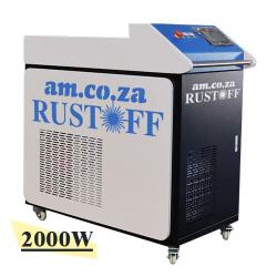 Rustoff 2000W Cw Fiber Laser Steel Surface Hand-held Laser Cleaning System Lasermaster -dedicated 4250W Temperature Controlled Water Cooling System