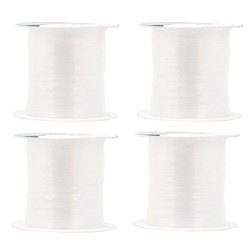 Mandala Crafts Invisible Clear Sewing Thread from Nylon for Quilting, Dress, Sequin (Transparent, 0.12mm 6560 Yards)