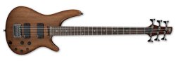 Ibanez SRC6-WNF Sr Workshop Series 6 String SRC6 Crossover Bass Guitar Walnut Flat