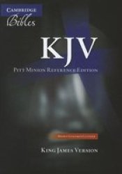 Kjv Pitt Minion Reference Edition Kj446:x Brown Goatskin leather Fine Binding 2nd Revised Edition