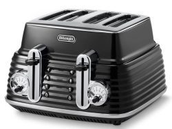 DeLonghi Scultura 4 Slice Toaster – Carbon Black