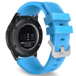 Silicone Watch Strap For Samsung S3 Frontier & Classic - Blue