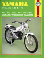 Haynes 0464 Yamaha Ty50 80 125 & 175 1974 To 1984 Repair Manual