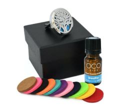 Oco Life Tree Of Life Car Vent Diffuser With Breathe Essential Oil