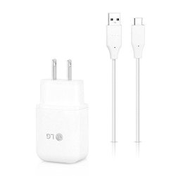 LG V20 Fast Charge USB Type-c Kit True Quick Charging Uses Dual Voltages Up To 50% Faster Charge