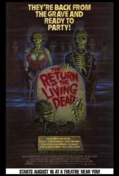 The Return Of The Living Dead Poster B 27X40 Clu Gulager James Karen Linnea Quigley