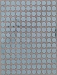 Round Colour Code Labels 3 8" 0.375 Inches 10MM Circle Stickers - Metallic Silver Colors Dots Label - Three Eights Inch Full Sheet Sticker 2100 Pack