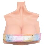 Ecoup 500-1800g A-F Cup Silicone Breast Forms Fake Boobs False Breasts for Mastectomy Crossdresser 