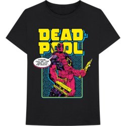 Marvel - Deadpool Comic Merc Unisex T-Shirt - Black XL