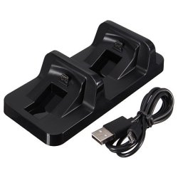 Dual Charging Dock Charger Base Stand For Sony Playstation Ps4 Wireless Game Controller