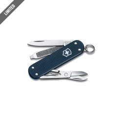 Victorinox Classic Ribbed Alox Steel Blue Limited Edition 2015 58MM