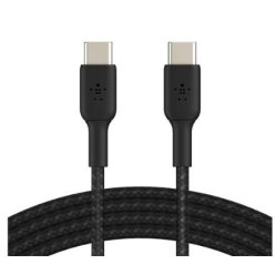 Belkin Boostcharge 1M Braided Usb-c To Usb-c Cable - Black