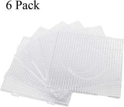 with Gift 4 Lroning Paper H&W 6PCS 5mm Fuse Beads Boards Large Clear Pegboards Kits WA3-Z6