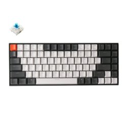 K2 84 Key Hot-swappable Gateron Mechanical Keyboard White LED Blue Switches