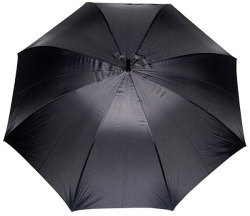 Golf Umbrella - Faux Wooden Handle Black