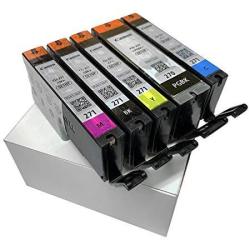 CAN 5 Pack Genuine On PGI-270 & CLI-271 Ink Cartridge Set Up Set