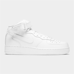 Nike Men&apos S Air Force 1 Mid White Sneaker
