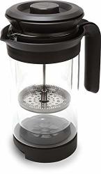 La Cafeti Re C000854 Seattle 3 In 1 French Press pour Over cold Brew Coffee Maker In Gift Box Borosilicate Glass
